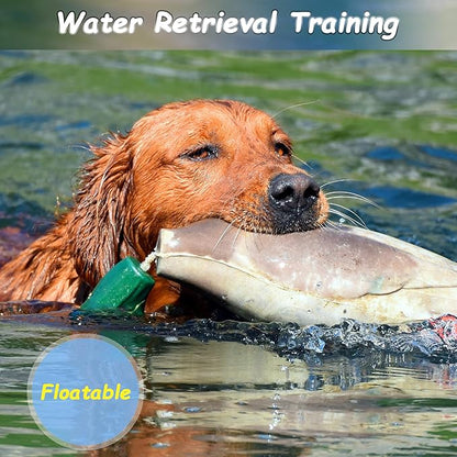 2 Pcs Duck Dummy Bumper Toys for Hunting Retriever Dog Training, Dog Retriever Outdoor Training Toy ，Hunting Duck Recognition Trainers, Foam Pet Interactive Toys