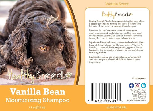 Healthy Breeds American Water Spaniel Vanilla Bean Moisturizing Shampoo 8 oz