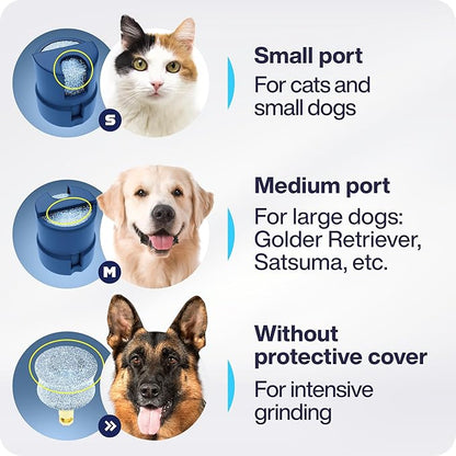 Dog Nail Grinder Quiet Dog Nail File Pet Toenail Grinder for Dogs Quiet Cat Electric Drill Trimmer for Large Dogs Small Medium Pet Electric Trimmer Drill for Dogs with Guard (Blue)