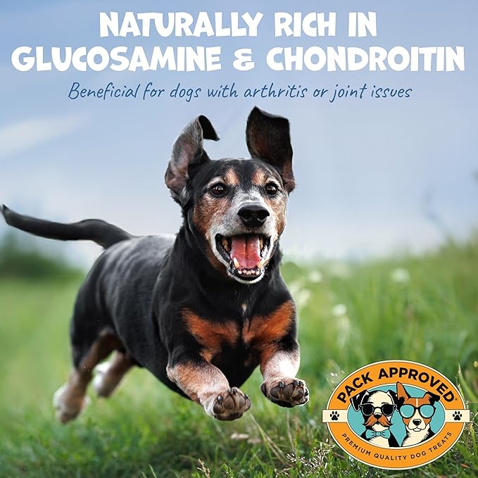 Beef Trachea for Dogs Smoke Rings - Natural Dog Chews Rawhide Free - Rich in Glucosamine Chondroitin for Joint Support, Mobility, & Training - Crunchy Dog Trachea Treats - (10 oz)