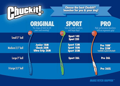 Chuckit! Max Glow Ball Dog Toy, Small (2 Inch Diameter) for dogs 0-20 lbs, Pack of 1