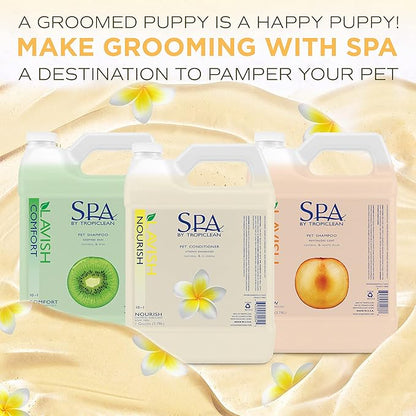 TropiClean SPA Lavish Dog Conditioner | Nourishing Conditioner For Dogs | Naturally Derived Salon Grade Ingredients | Made in the USA | 1 Gallon