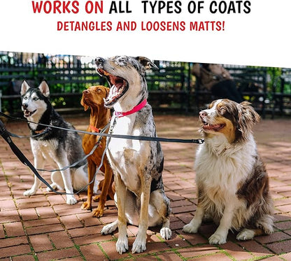 Warren London 10-in-1 After Bath Dog Spray | Leave-in Conditioner & Detangler for Dogs | Aloe Vera, Silk Amino Acids & Green Tea | Fresh Scent | 4oz Travel Size | Made in USA