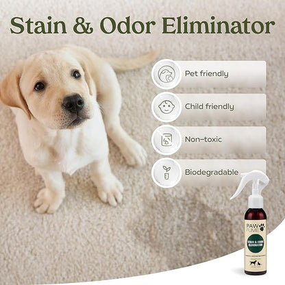 Pawfume Dog Gift Basket, 6-Piece Box – Give Your Pup a Spa-Quality Coat & Odor-Free Freshness – Probiotic Deodorizer Spray, Hypoallergenic Grooming Mist & Premium Brush – Dog Gift Boxes for All Breeds