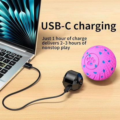 Smart Interactive Dog Toys, Activated Moving, Bouncing, Rotating Ball for Medium/Large Dogs, Motion-Activated Dog Ball to Keep Them Busy, IP54 Waterproof & E-TPU, Fun & Engaging Dog Gift