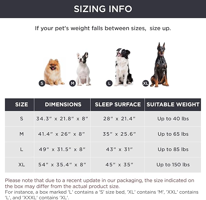 Bedsure Large Elevated Cooling Outdoor Dog Bed - Raised Dog Cots Beds for Large Dogs, Portable Indoor & Outdoor Pet Hammock Bed with Skid-Resistant Feet, Frame with Breathable Mesh, Green, 49 inches