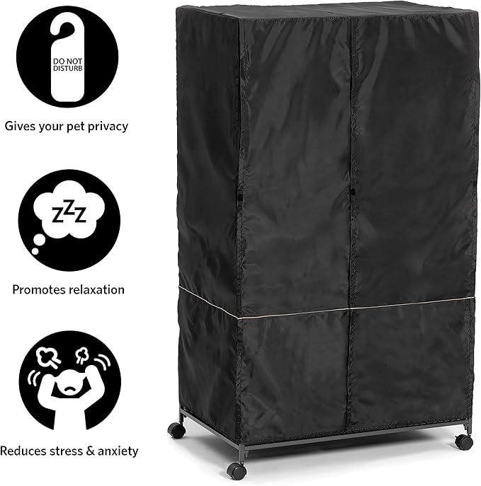 MidWest Homes for Pets Ferret Nation Cage Cover for Ferret Nation & Critter Nation Small Animal Cages | Cage Cover Measures 36L x 24W x 59.5H - Inches