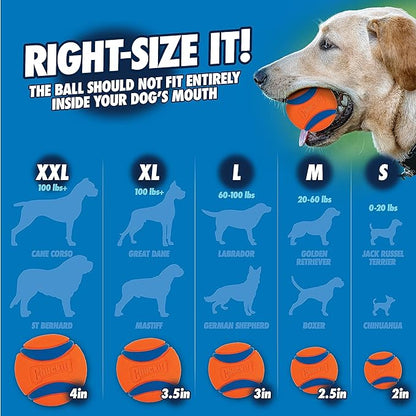 Chuckit! Sport 18M Dog Ball Launcher, 18" Length, Includes Medium Ball (2.5") For Dogs 20-60 Pounds