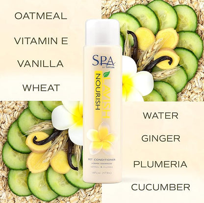 TropiClean SPA Lavish Dog Conditioner | Nourishing Conditioner For Dogs | Naturally Derived Salon Grade Ingredients | Made in the USA | 16oz