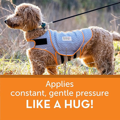 ThunderShirt for Dogs, X Small, Platinum Sport - Dog Anxiety Relief Calming Vest